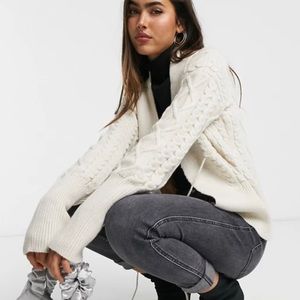 ASOS cable knit cardigan